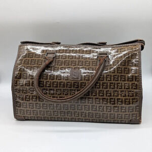 Fendi Vintage FF Monogram Coated Canvas Tote